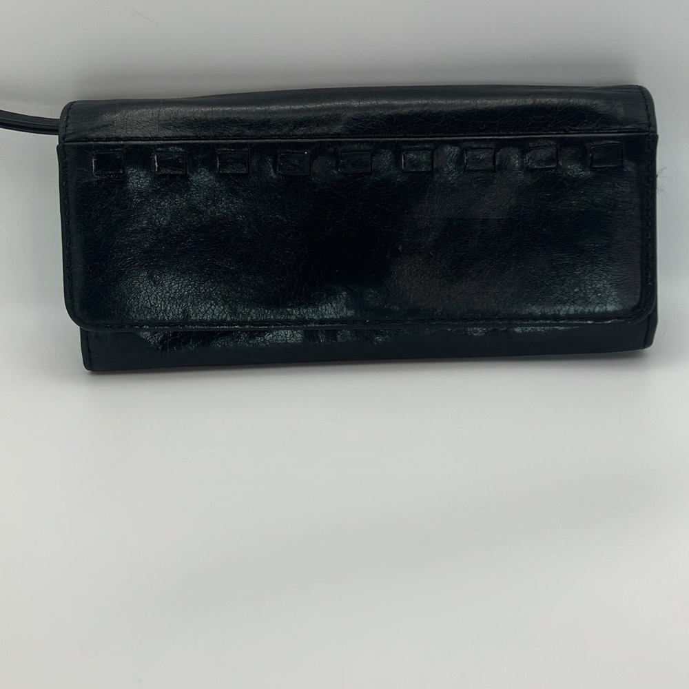 HOBO Black Leather Wallet